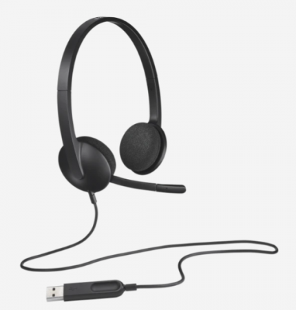 Гарнитура Logitech Headset H340 USB (981-000475) (id 2652)