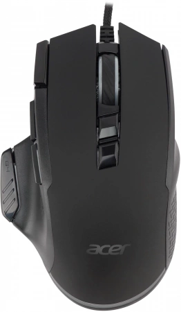 Мышь игровая компьютерная/ Проводная игровая мышь ACER OMW180 Wired USB Gaming Mouse (6400dpi) RGB (9but) black (id 39561)