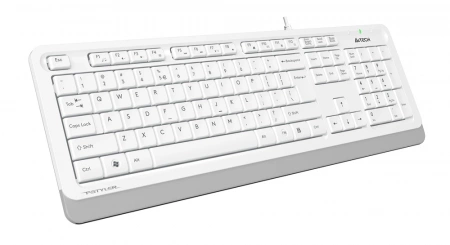 Клавиатура + мышь A4Tech Fstyler F1010 клав:белый/серый мышь:белый/серый USB Multimedia (F1010 WHITE) (id 39173)