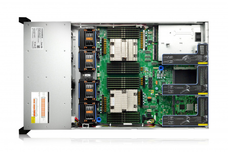 Серверная платформа Gooxi 2U SR201-D12RE-G2 2*LGA6096 up to 400W / 24*DDR5 RDIMM / 12*3.5 SAS/SATA + 4*2.5 SAS/SATA/NVME / 2*FHHL Gen5 x16 + 4FHHL Gen5 x8 / 2*M.2 2280-110 NVME / IPMI 2.0 / OCP 3.0 Gen5 x8 / VGA / 2*1300W (id 54473)