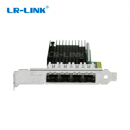 Сетевой адаптер PCIE 10GB FIBER 4SFP+ LREC9804BF-4SFP+ 94F4486 LR-LINK (id 32552)