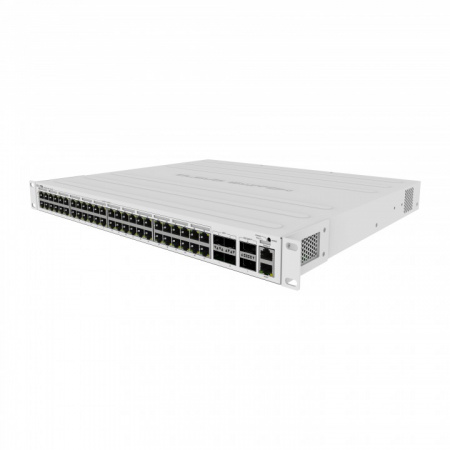 Коммутатор MikroTik CRS354-48P-4S+2Q+RM 1x100Mb 48G 4SFP+ 48PoE+ 700W управляемый (id 16018)