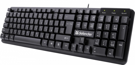 Проводная клавиатура Defender 45559 Symbol HB-559 RU,черный,104 кн,1.5м (id 48641)
