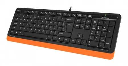 Клавиатура + мышь A4Tech Fstyler F1010 клав:черный/оранжевый мышь:черный/оранжевый USB Multimedia (F1010 ORANGE) (id 39174)
