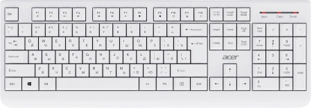 Клавиатура + мышь Acer OCC401 клав:белый мышь:белый USB беспроводная (ZL.ACCCC.017) (id 38131)