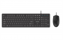 Аксессуары Philips Проводной Комплект SPT6264, USB 2.0 104 клав/3 кнопки, 800-2400dpi, русская заводская раскладка, чёрный (id 33334)