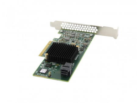 RAID-контроллер Broadcom 9341-4i SGL (LSI00419 / 05-26105-00(M)  PCIe 3.0 x8 LP, SAS/SATA 12G, RAID 0,1,5,10,50, 4port(1*int SFF8643), 3008ROC (id 48114)