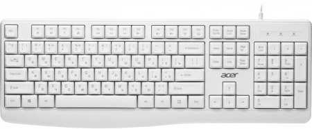Клавиатура Acer OKW301 белый USB (ZL.KBDCC.01B) (id 27208)