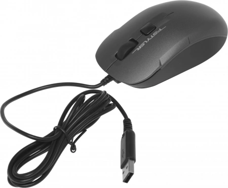Мышь A4Tech Fstyler FM26 серый/черный оптическая 1600dpi USB для ноутбука 4but (FM26 USB (SMOKY GREY)) (id 39985)