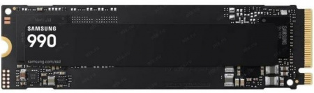 Твердотельные накопители/ Samsung SSD 990, 1000GB, M.2(22x80mm), NVMe 2.0, PCIe 4.0 x4, V-NAND TLC, R/W 7150/6450MB/s, IOPs 700 000/1 100 000, TBW 400, DWPD 0.33 (12 мес.) (id 60286)