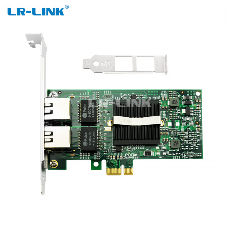 Сетевой адаптер LR-LINK LREC9212PT Intel 82576EB PCI-E x1 1GB 2 X RJ45 (id 39715)
