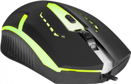 Мышь проводная FLASH MB-600L черная 52600 DEFENDER (id 54361)