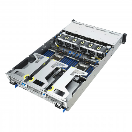ASUS 2U RS720-E12-RS12U / 2U / 2*LGA4710 up to 350W / 32*DDR5 RDIMM / 12*3.5 SAS/SATA/NVME / 3*FHFL Gen5 x16 + 2*FHHL Gen5 x16 / 2*M.2 2260-80 NVME / 2*OCP Gen5 x16 / IPMI 2.0 / 2*USB 3.2 / mDP / 2*2700W / Rails / 1Y (id 40854)