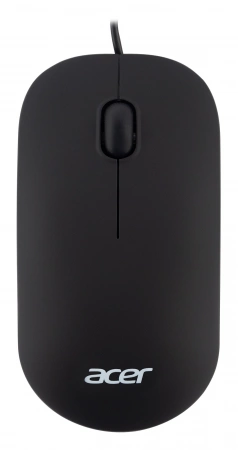 Мышь компьютерная/ Проводная мышь ACER OMW122 оптическая (1200dpi) soft-touch (3but) black (id 27303)