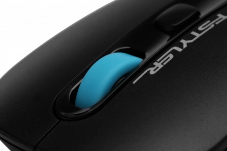 Мышь A4Tech Fstyler FM10 черный/синий оптическая 1600dpi USB 4but (FM10 BLUE) (id 39448)