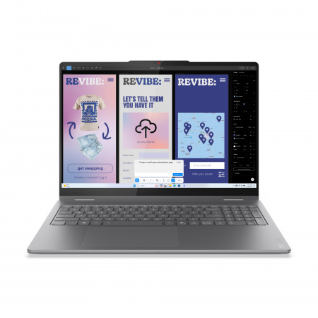 Ноутбук Lenovo Yoga 7 2-in-1 16ILL10 Intel Core Ultra 5 226V / 16GB LPDDR5x / 512GB SSD / 16" (1920x1200) IPS Touch, 300nits, Glossy, Dolby Vision / Intel Arc Graphics / 2*TB4 / FPR / WiFi / BT / CAM / 70Whr / 65W / BacklitKB / Win 11 Home / 1Y (id 54882)