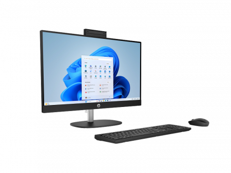 Моноблок HP 24-cr2053ci / Intel Core Ultra 5 225U / 16GB / 512GB SSD / 23.8" (1920x1080) IPS, Anti-Glare, 250nits / Intel Iris Xe Graphics / LAN / WiFi / BT / CAM / NoOS / 90W ext / KB&M (Wireless) / Black / 1Y (id 55242)