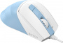 Мышь A4Tech Fstyler FM45S Air голубой/белый оптическая 2400dpi silent USB 7but (FM45S AIR USB (LCY BLUE)) (id 39942)