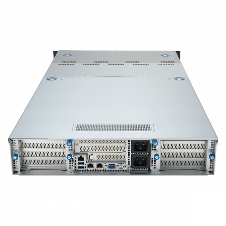 Серверная платформа ASUS 2U ESC4000A-E12-SKU1 LGA6096 up to 400W / 12*DDR5 RDIMM / 2*2.5 SAS/SATA/NVMe + 2*3.5 SAS/SATA/NVMe + 2*3.5" SAS/SATA / 2*GbE BASE-T / 2*USB 3.2 / VGA / 2*2600W (id 41257)