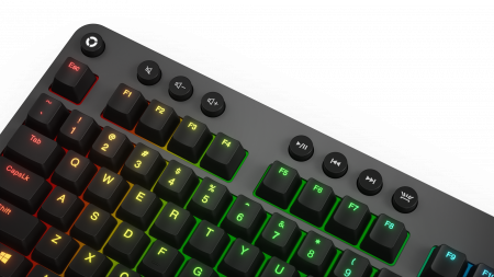 Клавиатура Lenovo Legion K500 RGB механическая черный USB Multimedia for gamer LED (подставка для запястий) (id 39205)