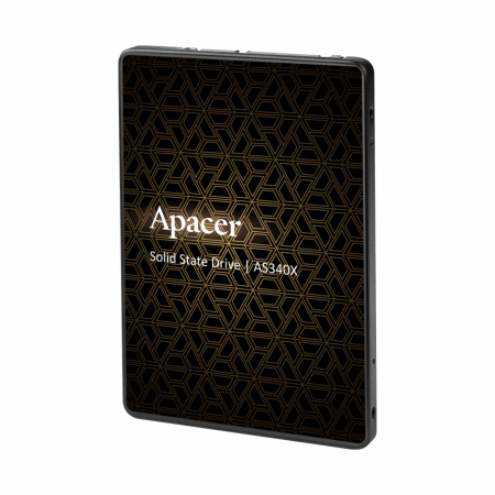 Твердотельный накопитель SSD Apacer AS340X AP480GAS340XC-1 480GB 2.5" Client SATA 6Gb/s, 550/520, IOPS 87/80K, MTBF 1.5M, 3  TLC, 280TBW, 0,53DWPD, RTL {100} (918918) (id 50013)