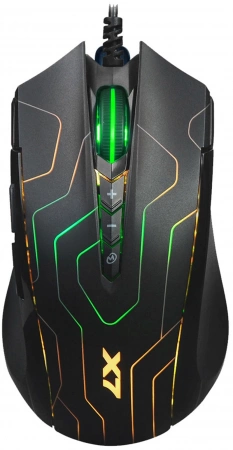 Мышь A4Tech X89 Maze черный оптическая 2400dpi USB 8but (X89 (MAZE)) (id 39321)