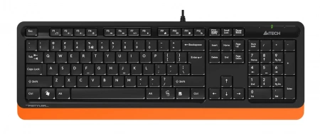 Клавиатура + мышь A4Tech Fstyler F1010 клав:черный/оранжевый мышь:черный/оранжевый USB Multimedia (F1010 ORANGE) (id 39174)