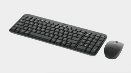Комплект (клавиатура + мышь)/ Logitech Wireless MK250 Compact Bluetooth Wireless Combo-GRAPHITE (id 39904)