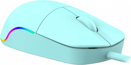 Мышь Defender Azora MB-241 голубой оптическая 1200dpi silent USB 2but (52243) (id 54484)