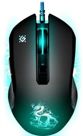 Defender Игровая мышь проводная Sky Dragon GM-090L WO оптика,6кнопок,800-3200dpi. (id 54550)