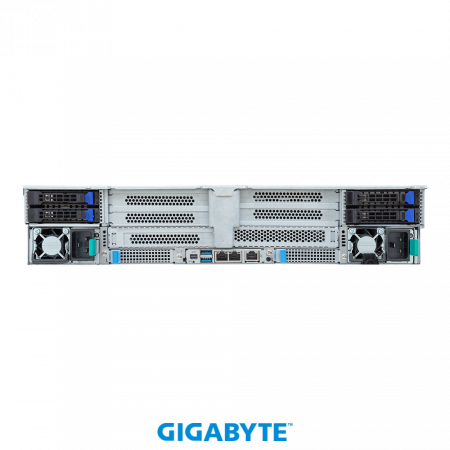 Gigabyte R283-Z97-AAF1 2U 2*LGA 6096 up to 240W / 24*DDR5 RDIMM / 8*3.5 UniBay + 4*3.5 SAS/SATA + 4*2.5 SAS/SATA + 3*m.2 2280/22110 / 2*FHFL Gen5 x16 + 2*FHHL Gen5 x16 / 3*m.2 2280-110 NVME / IPMI 2.0 / 2*OCP 3.0 Gen5 x16 / 2*1Gb Base-T / 4*USB (id 40793)