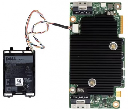 Dell PERC H755 RAID Controller, 8GB DDR4 Cache, Broadcom RAIDon-chip, SAS3916 chipset, RAID 0, 1, 5, 6, 10, 50, 60, , установка спереди, R650XS / R650 (405-AAZB) (id 1912)