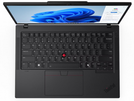 Ноутбук Lenovo ThinkPad T14 G5/ AMD Ryzen 7 PRO 8840U /32Gb/ 512Gb/ 14"(1920x1200) IPS 400nits AG 45% NTSC,60Hz,Touch/ AMD Radeon Graphics/ LAN/ WiFi/ BT/ TPM/ Thunderbolt/ FPR/ HDCam+IR/ BKLTKB/ 52.5Wh/ Win11Pro/ Black /1Y(21MC004YUS) (id 55614)