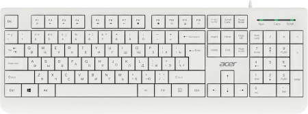 Клавиатура + мышь Acer OCC400 клав:белый мышь:белый USB (ZL.ACCCC.014) (id 38129)