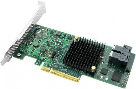 RAID-контроллер ACD ACD SAS3008-8R PCIe 3.0 x8 LP, SAS/SATA 12G, RAID 0,1,10,1E,JBOD, 8port (2*int SFF8643), 3008ROC, (аналог LSI 9311-8i) RTL (003112) (id 36951)