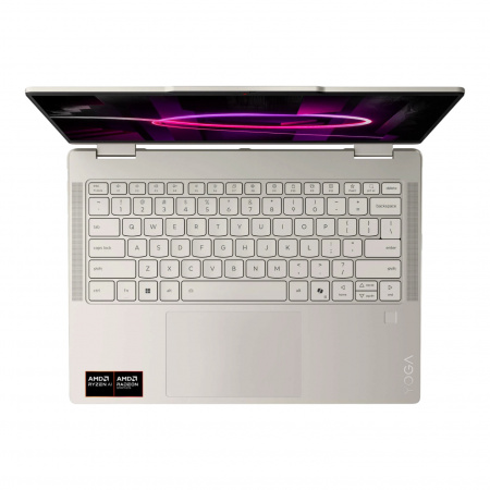 Ноутбук Lenovo Yoga 7 2-in-1 14AGP11/ Ryzen AI 7 445/ 24Gb LPDDR/ 512Gb/ 14"(1920x1200)OLED,400nits,Glossy,100%sRGB,165Hz Touch/AMD Radeon Graphics/ WiFi/BT/TPM/FHDCam+IR/BKLTKB/70Wh/Win11Home/Seashell/1Y(83TD0083RK) (id 60671)