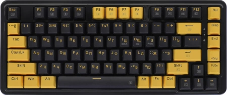 Redragon Механическая клавиатура Elf RU,RGB,фиолет-желтый,гаскет (id 56694)
