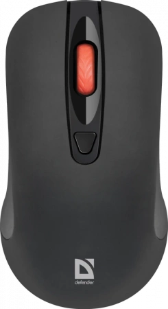 Defender Мышь беспроводная оптическая Nexus MS-195 черный,4 кнопки,800-1600 dpi (id 55142)
