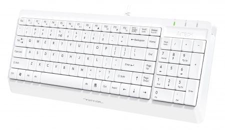 Клавиатура + мышь A4Tech Fstyler F1512 клав:белый мышь:белый USB (F1512 WHITE) (id 39179)