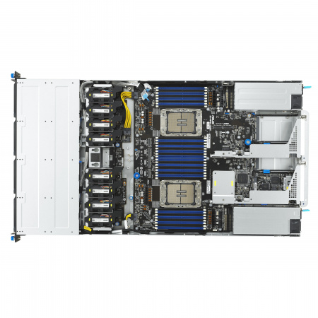 ASUS RS700-E12-RS4U, 1U, 2 x Intel Xeon 6 LGA 4710, 32 x DDR5 6400, 4x 2.5" 3.5" hsb NVMe SATA* SAS*, 2 x PCIE Gen5 x16, 2 x OCP3.0, 2 x M.2 Gen5 x2 (2280 2260)(VROC required for RAID), 1+1 2000W (id 40853)