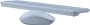 Клавиатура + мышь A4Tech Fstyler FG3300 Air2 клав:синий мышь:синий USB беспроводная slim Multimedia (id 39194)