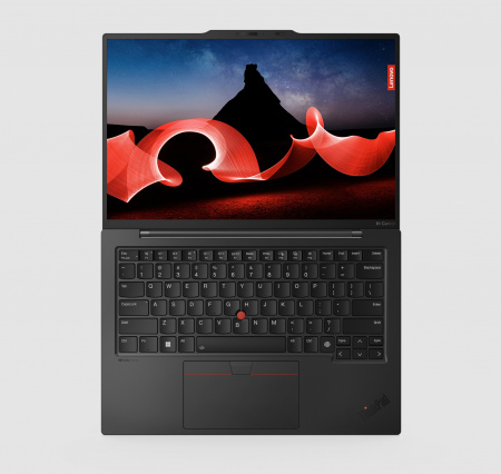 Ноутбук Lenovo ThinkPad X1 Carbon G12 Intel Core Ultra 7 155U/ 32GB LPDDR5/ 512Gb SSD/ 14"1920x1200 IPS AG Touch 400nits, 1000:1, 100%sRGB/ Intel Graphics/WiFi/BT/TPM /FRP/ Thunderbolt /CamFHD+IR/57Wh/BacklitKB/ Windows11Pro/ 1Y (21KC00A7US) (id 54135)
