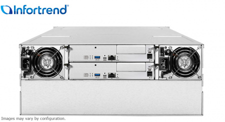 Система хранения данных Infortrend EonStor GS 1000 G3 4U/24bay Dual controller, 2x12Gb SAS, 2x host board,4x4GB, 2x(PSU+FAN), 2x (Super capacitor+Flash), 24xdrive trays, 1xRmk(GS 1024R3C-D)(repl GS1024R2C0F0D-8U32) (id 35342)