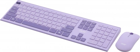 Клавиатура + мышь Acer OCC205 клав:фиолетовый мышь:фиолетовый USB беспроводная slim (ZL.ACCEE.00D) (id 32297)