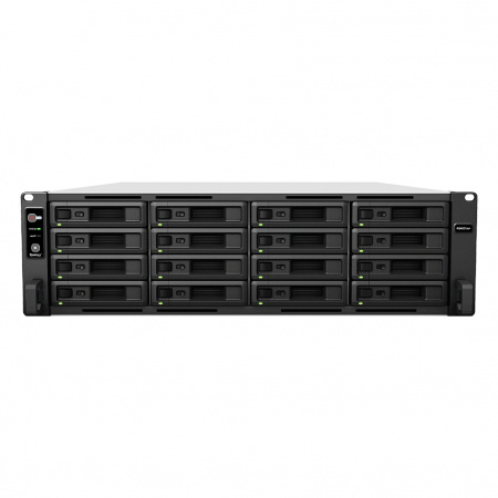 Система хранения данных Synology 3U/16bay 8C 2,1GhzCPU/16Gb(64)/RAID0,1,10,5,6/upto 40HDD (2xRX1217(RP))/2xUSB/4xGbE+2x10GE/2xPCIe/iSCSI/2xIPcam(upto90)/2xRPS/no rail/1YW repl RS4017xs+ (id 29312)