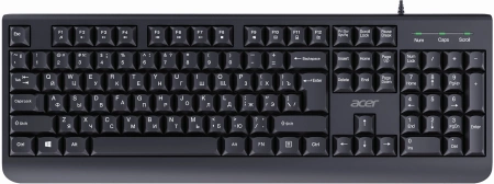 Клавиатура Acer OKW400 черный USB Multimedia (ZL.KBDEE.01C) кабель 1.8м (id 38171)