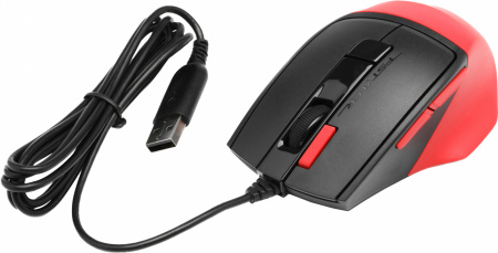 Мышь A4Tech Fstyler FM45S Air красный/черный оптическая 2400dpi silent USB 7but (FM45S AIR USB (SPORTS RED)) (id 39943)