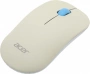 Клавиатура + мышь Acer OCC205 клав:белый мышь:белый/голубой USB беспроводная slim (ZL.ACCEE.00C) (id 32294)
