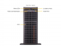 Серверная платформа Supermicro Tower SYS-741GE-TNRT 2*LGA4677 up to 350W / 16*DDR5 RDIMM / 8*3.5 SAS/SATA/NVME / 7*FHFL Gen5 x16 / 2*M.2 NVME 2280-110 / IPMI 2.0 / 2*10GbE BASE-T / VGA / 1+1*2000W (id 60954)