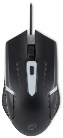 Мышь Оклик 398G черный оптическая 2400dpi USB для ноутбука 4but (1431665) (id 56246)